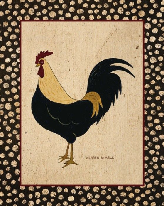 Warren Kimble Goldfeather Chicken
